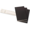 Набор блокнотов MOLESKINE Cahier Journal Large, нелинованный, чёрный QP318